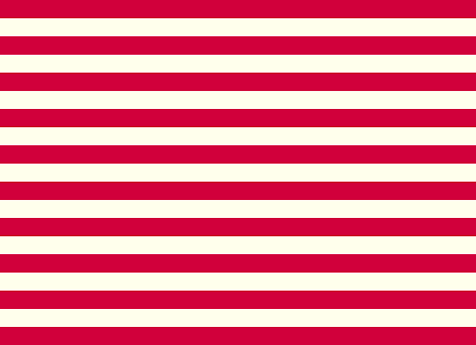 Red and white striped flag pattern.