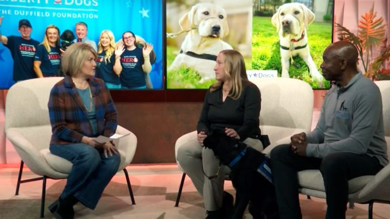 Liberty Dogs CEO Ondra Berry and Hillary Larivee joins Sarah Johns at 2 News Nevada